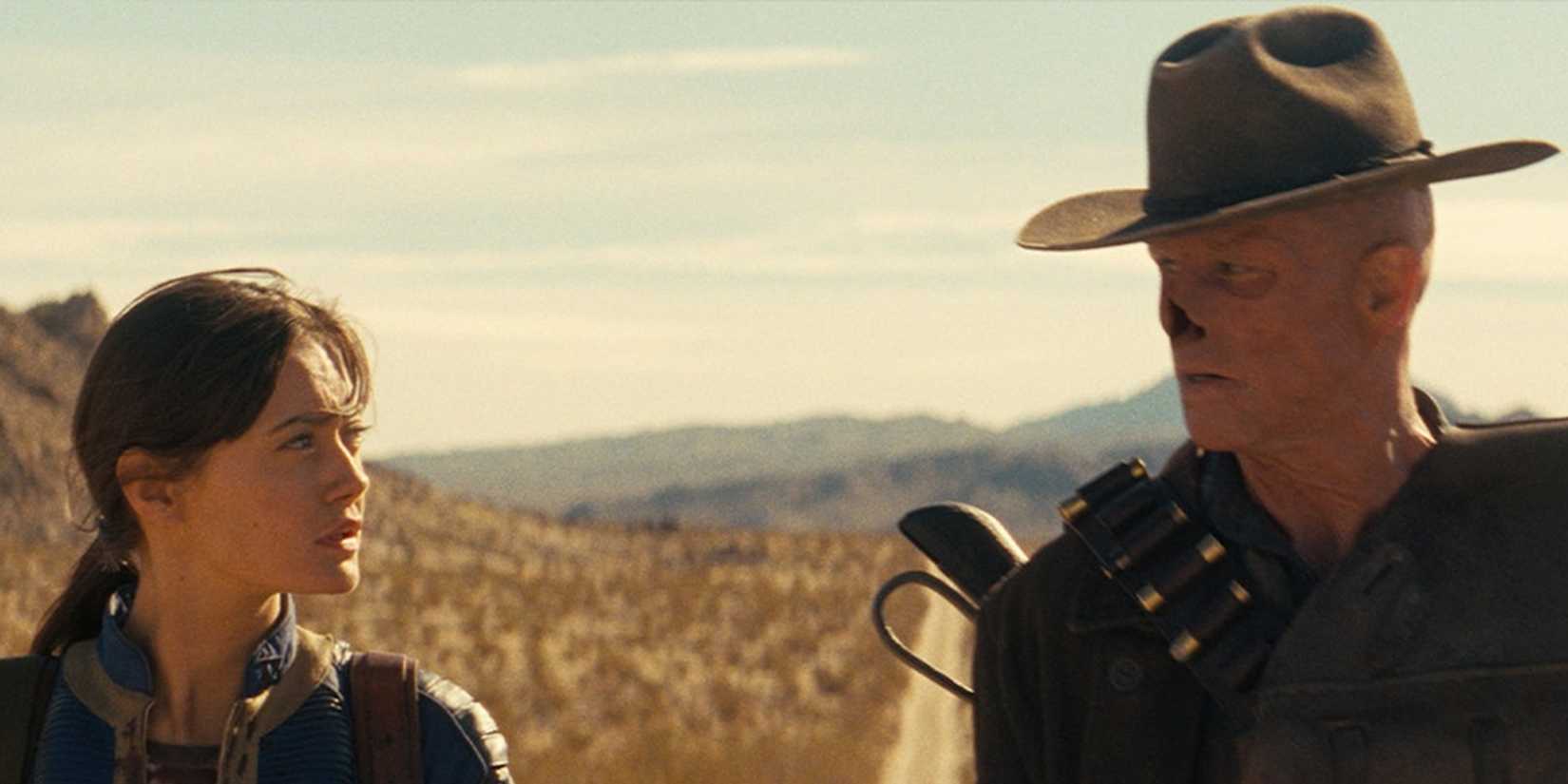 Lucy e o Ghoul na estrada na segunda temporada de Fallout