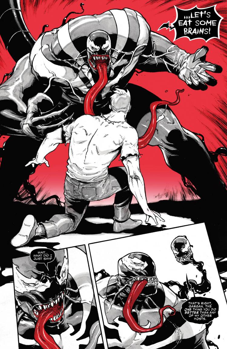 Mac Gargan's Venom in Black White and Blood #4