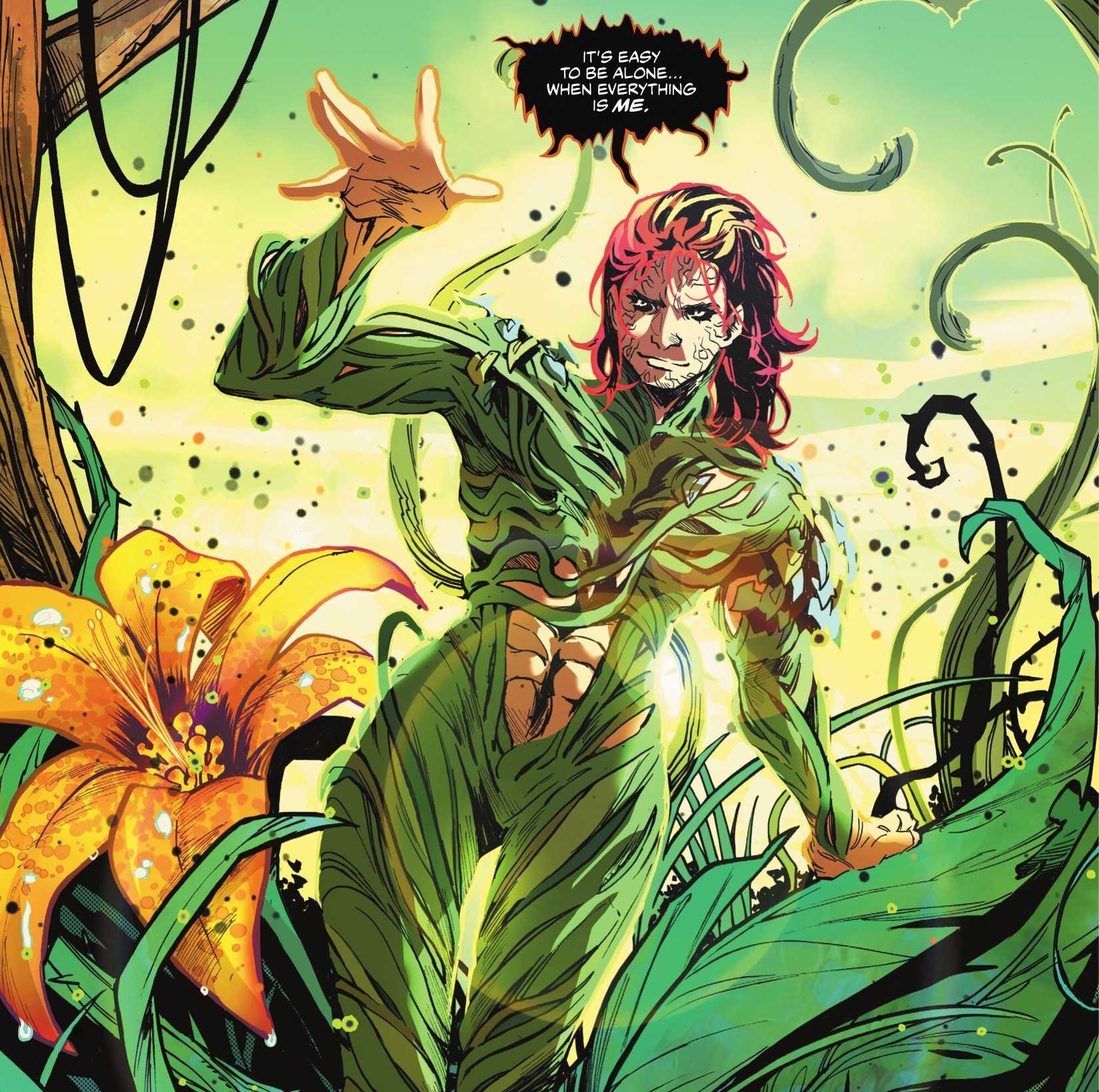 Male Poison Ivy in Immortal Legend Batman Comic Art