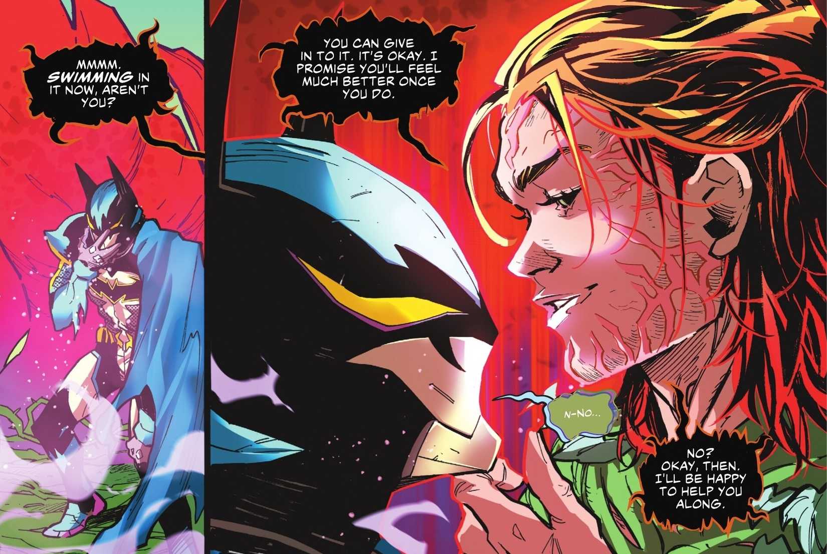 Poison Ivy maschile con Batman in Immortal Legend