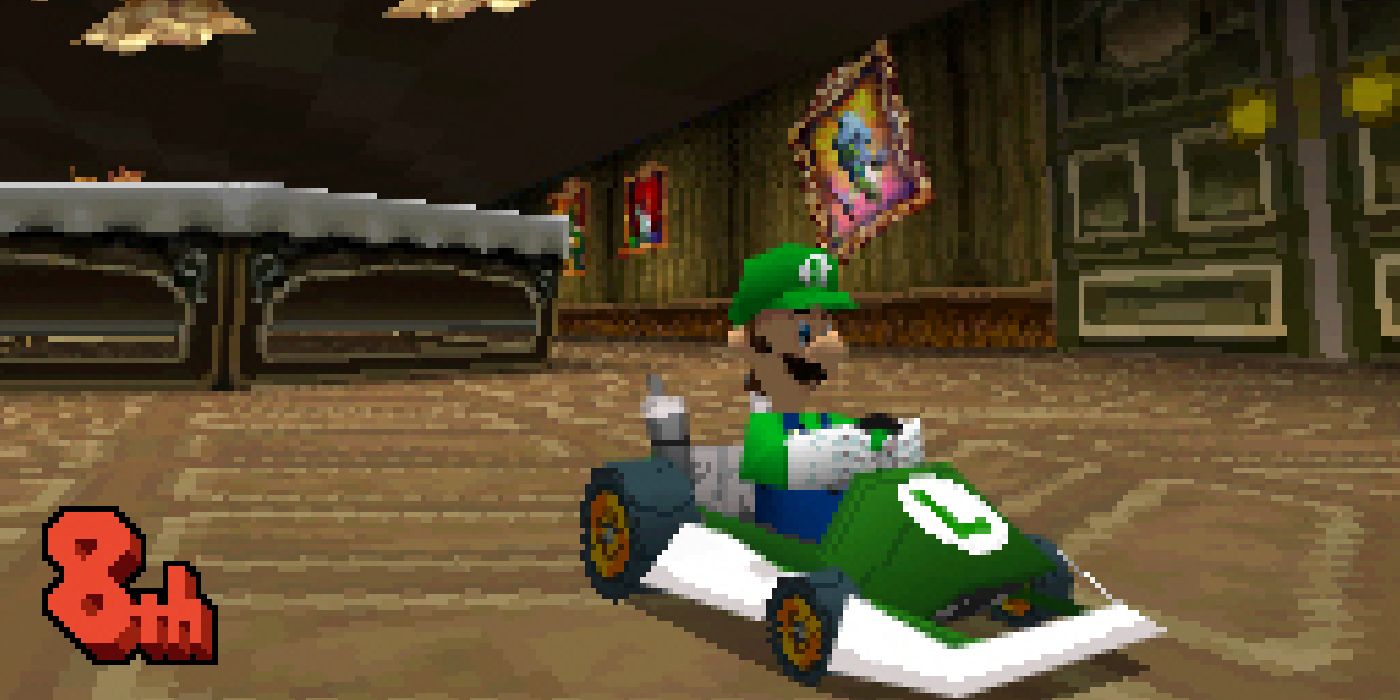 Mario Kart DS Luigi's Mansion