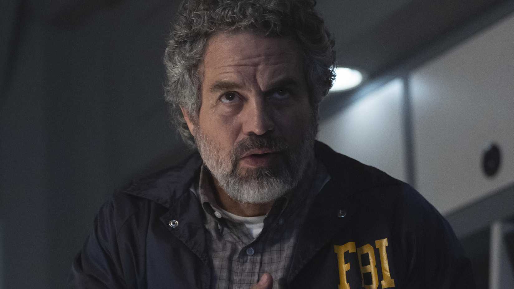 Mark Ruffalo in Task wearing an FBI jacket.