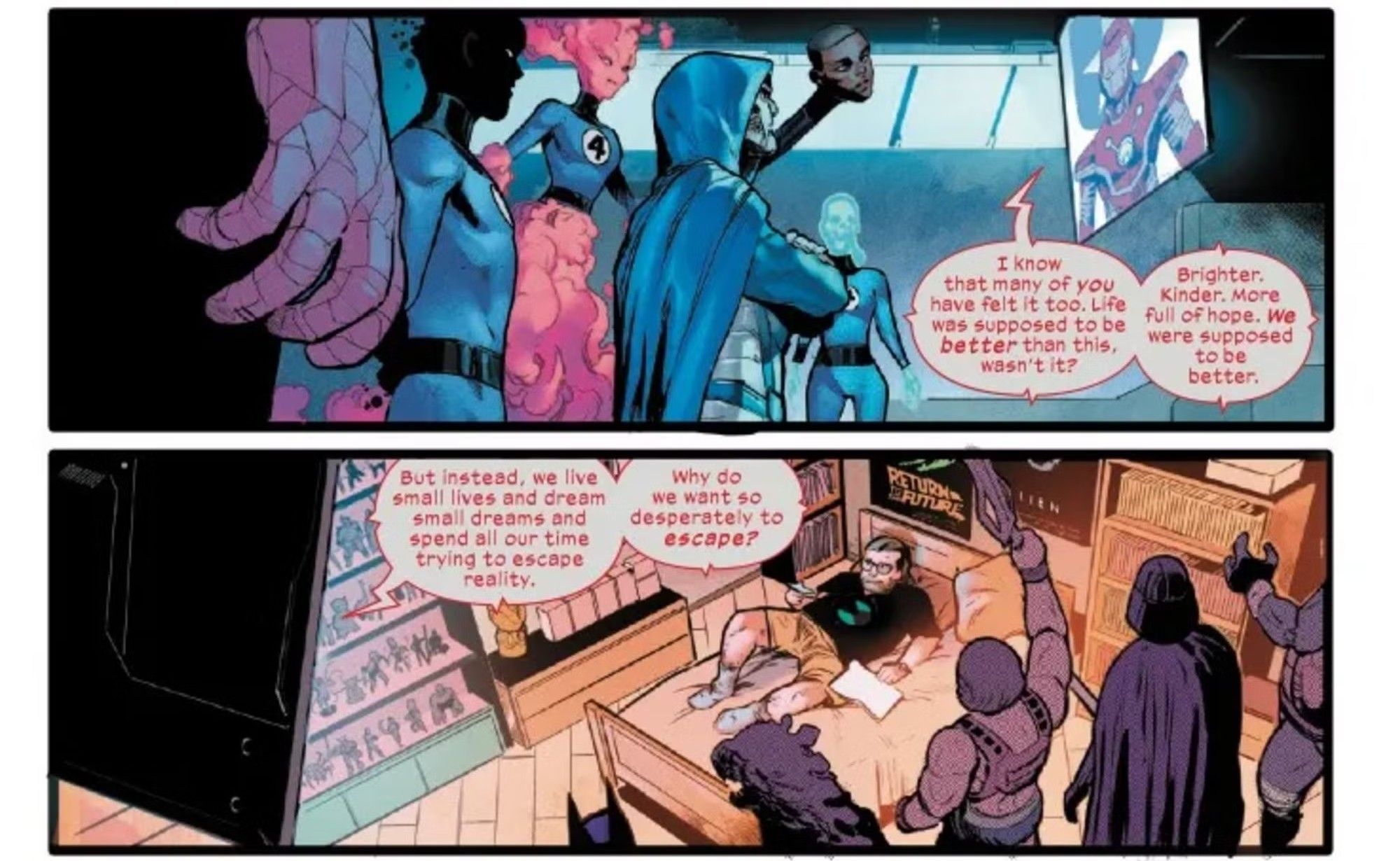 marvel calls out pop culture obsessive consumerism