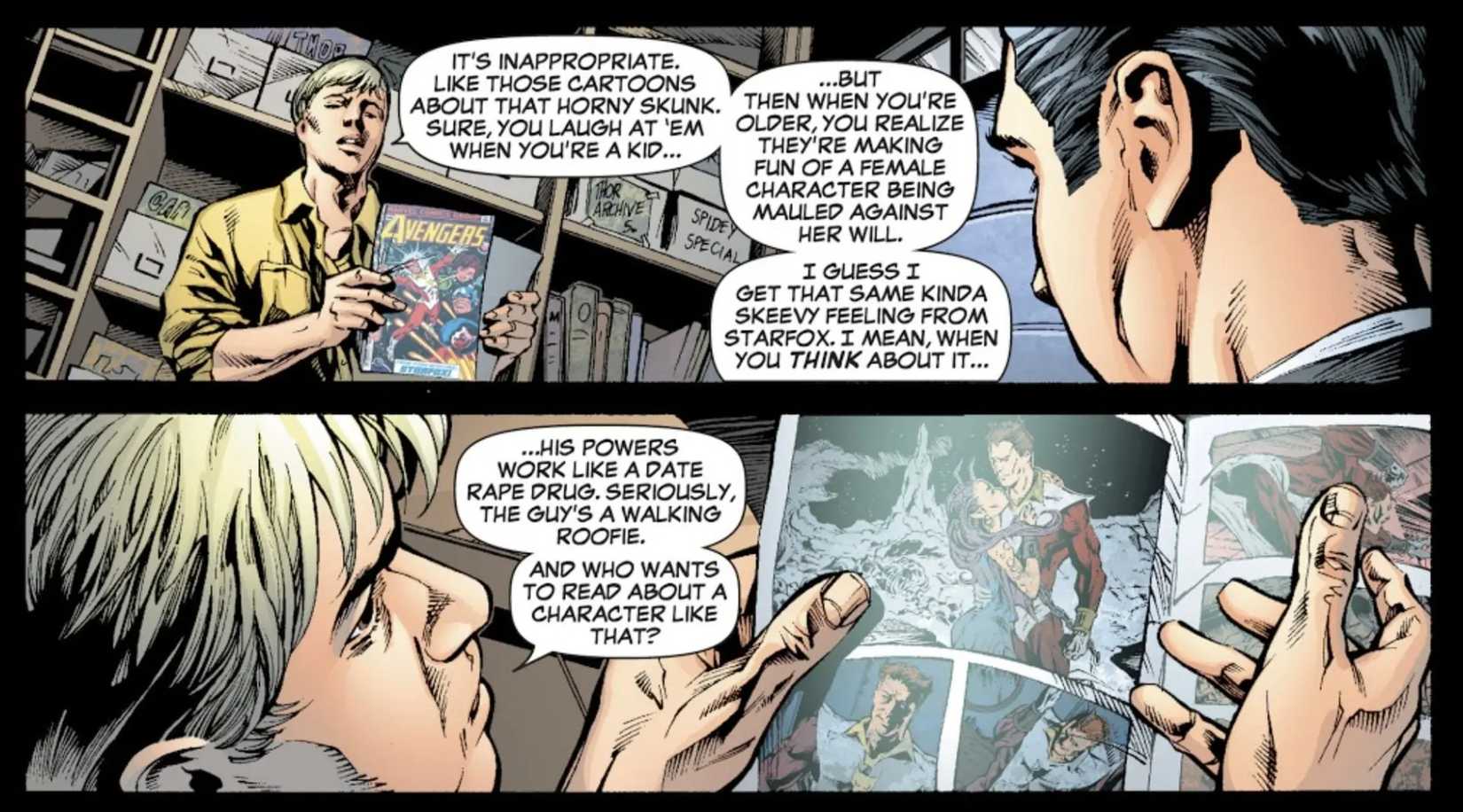 marvel critiques starfox