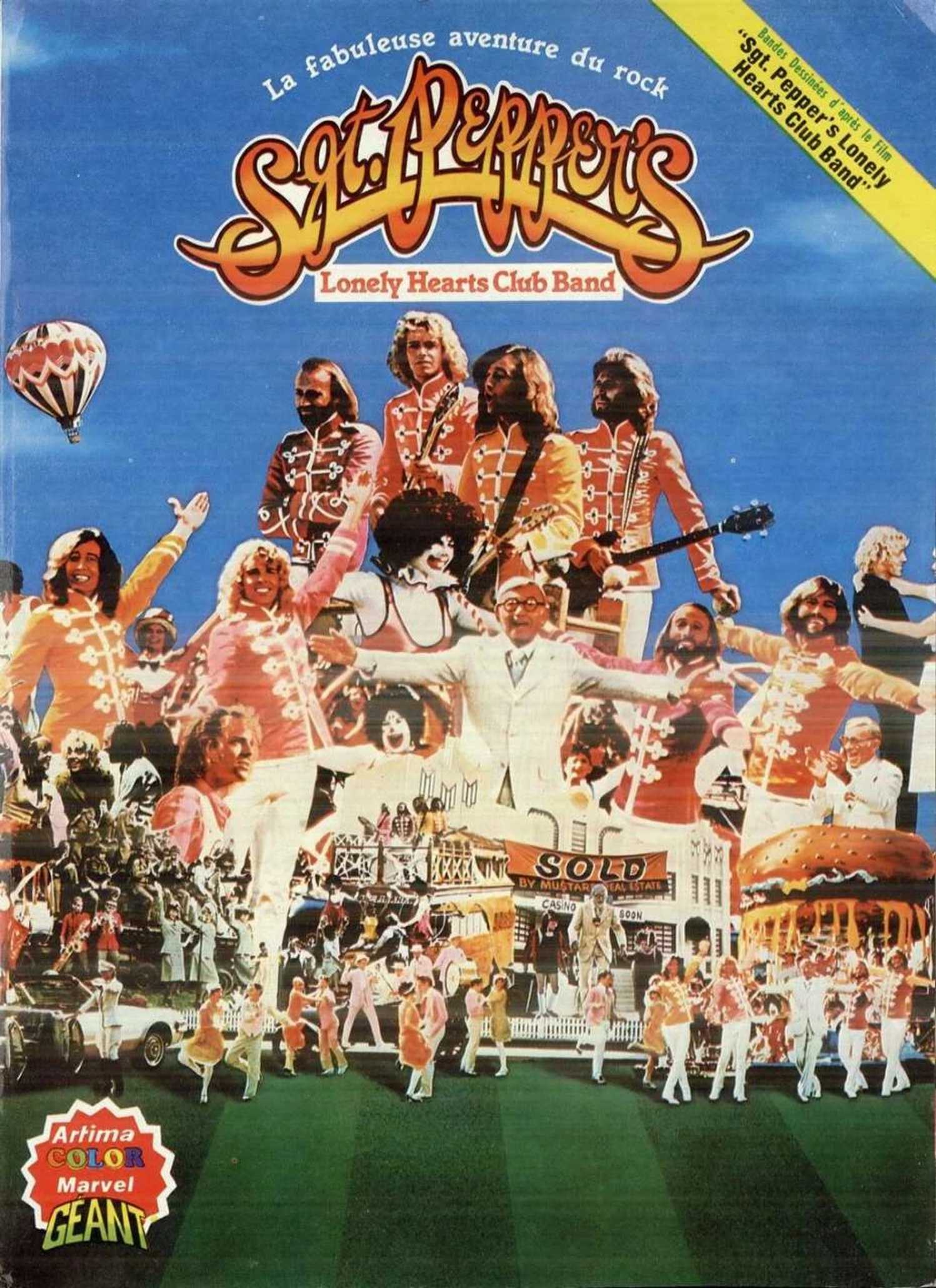 Marvel Super Special #7 cover, French language Sgt. Peppers poster