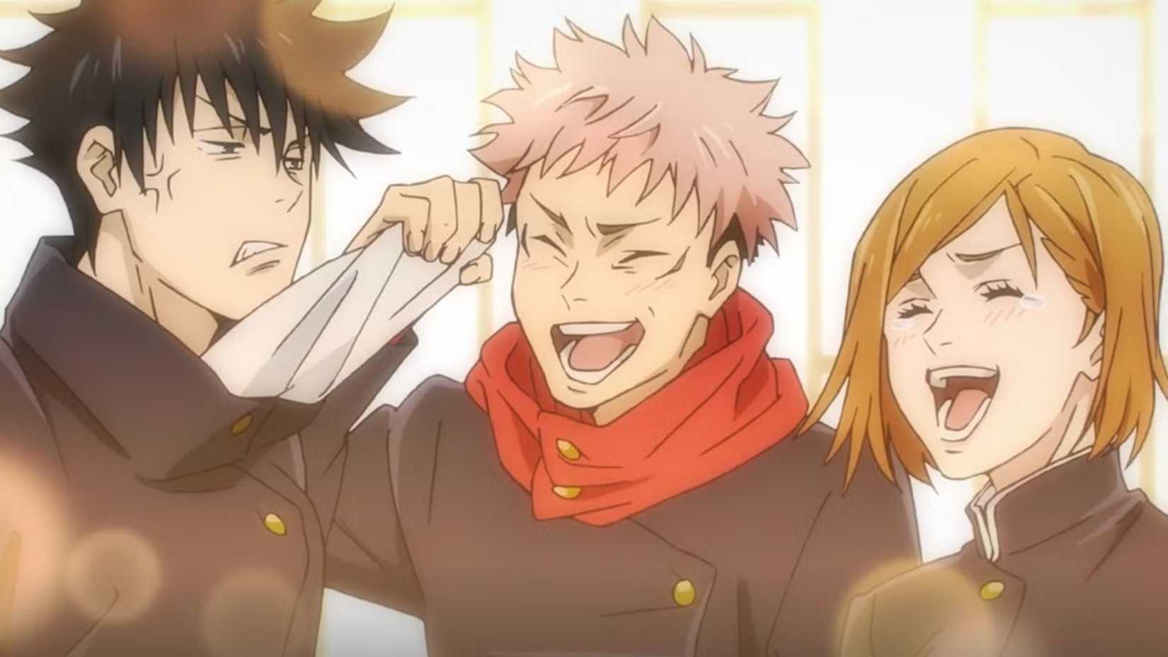 Jujutsu Kaisen's Yuji Is Actually Shonen Jump's Greatest Hero in Two Decades, and One Quote Proves It 2 Megumi, Yuji and Nobara from Jujutsu Kaisen