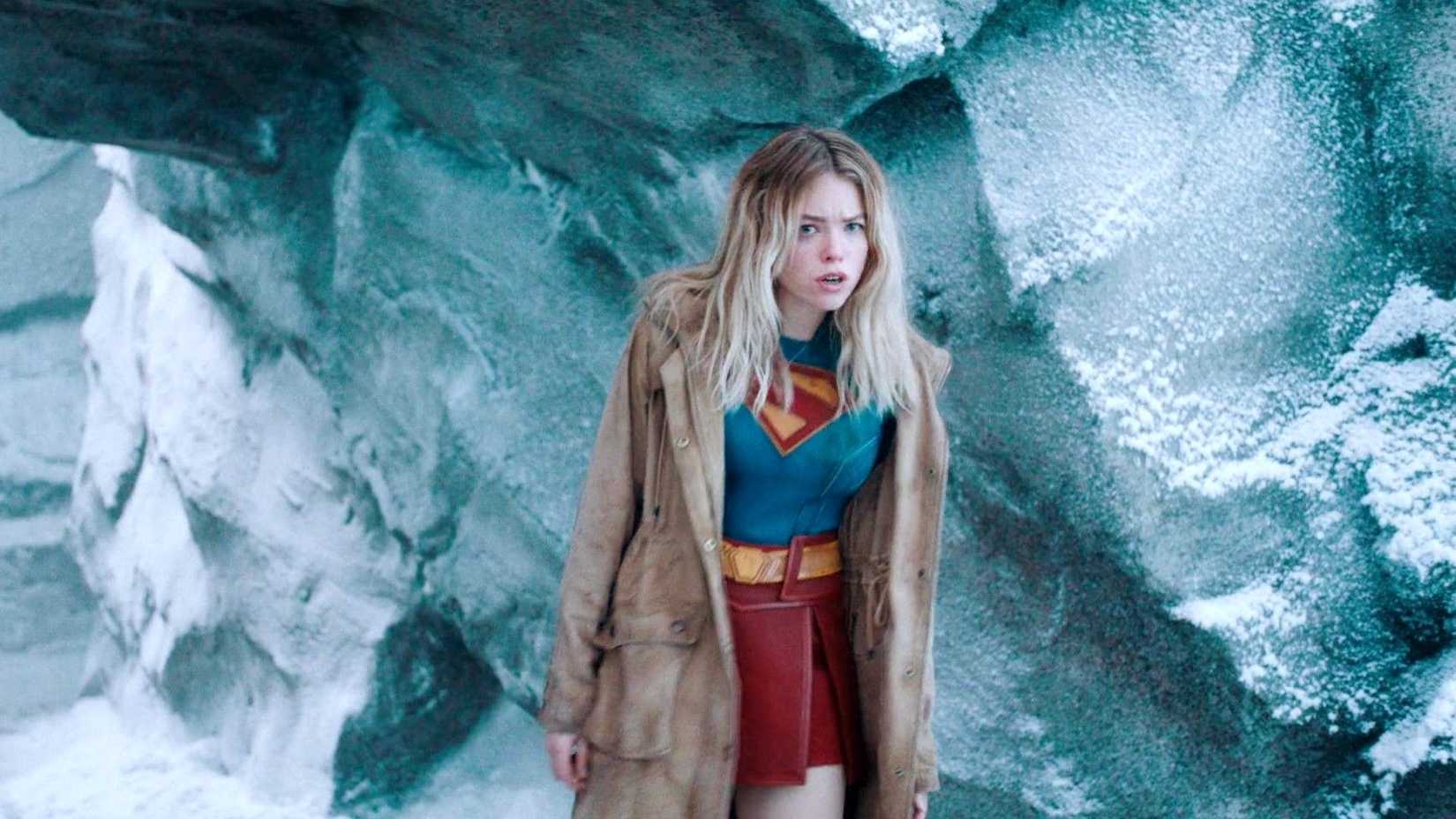 Milly Alcock as Supergirl in the Superman movie