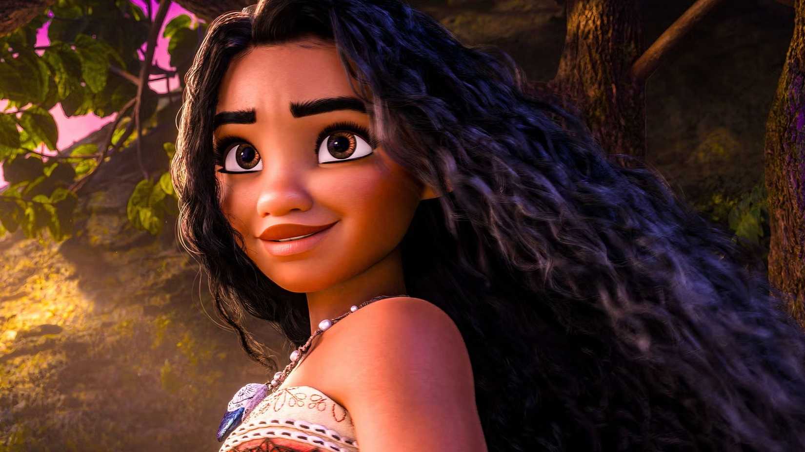 10 Highest Grossing Animated Movies Of All Time At The U.S. Box Office 3 Moana looking to the horizon with a tree behind her in Moana 2