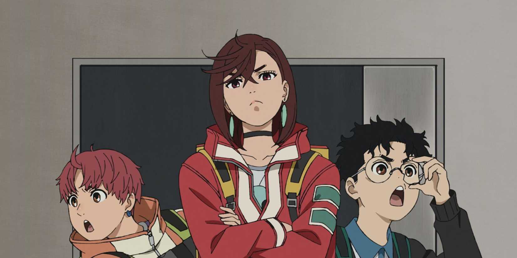 Momo, Okurun, and Jin in Dandadan