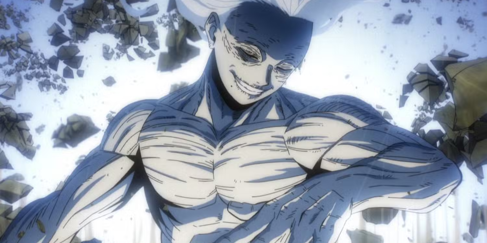 My Hero Academia anime featured image - Shigaraki fighting with an evil smile grin (2)