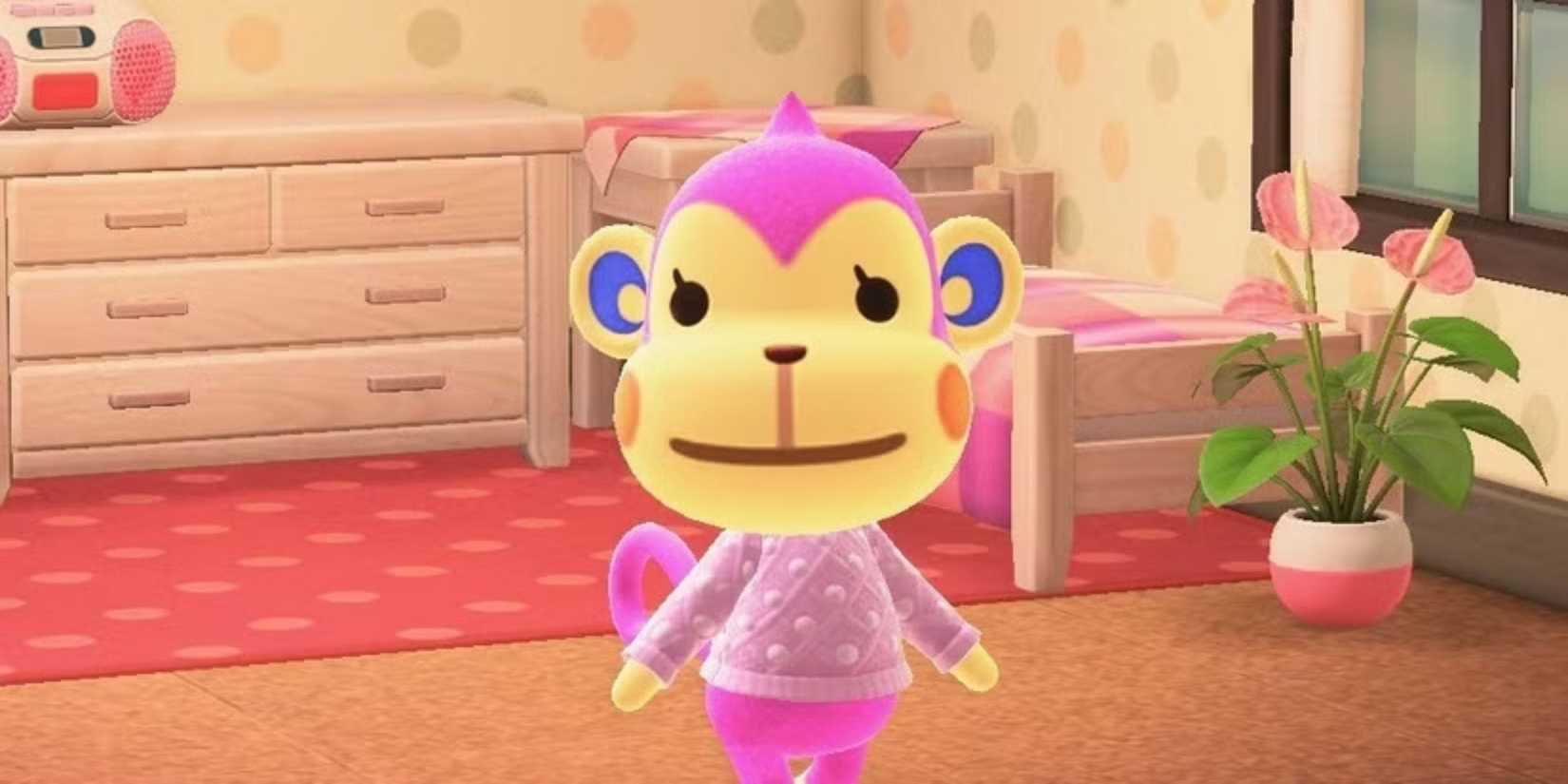 Nana the monkey in Animal Crossing New Horizons