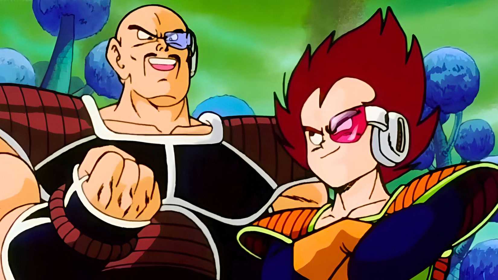 Nappa and Vegeta as seen in Dragon Ball Z