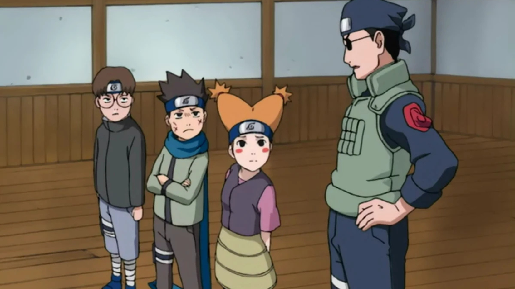 Naruto Team Ebisu Includes Udon Konohamaru and Moegi