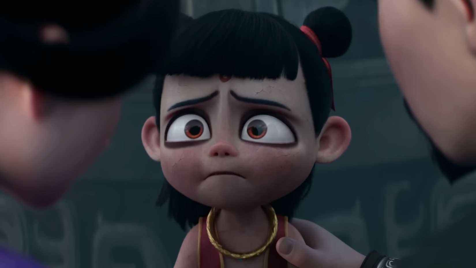 Nezha triste em Ne Zha 2