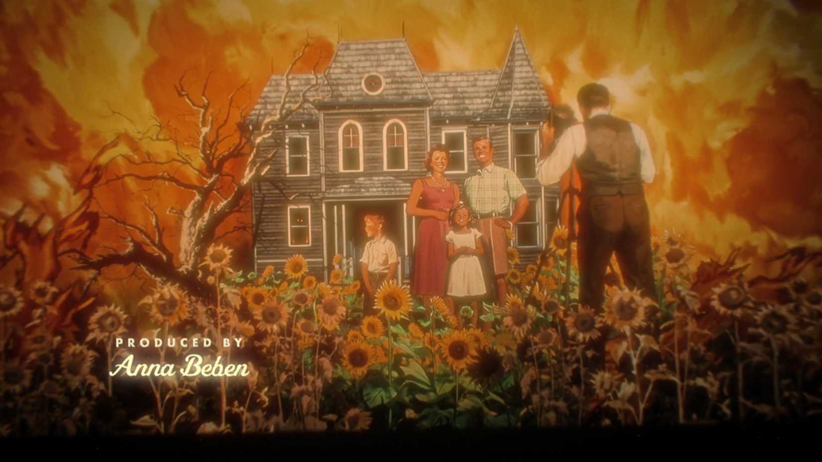 Casa da Rua Neibolt nos créditos iniciais de Welcome to Derry episódio 2