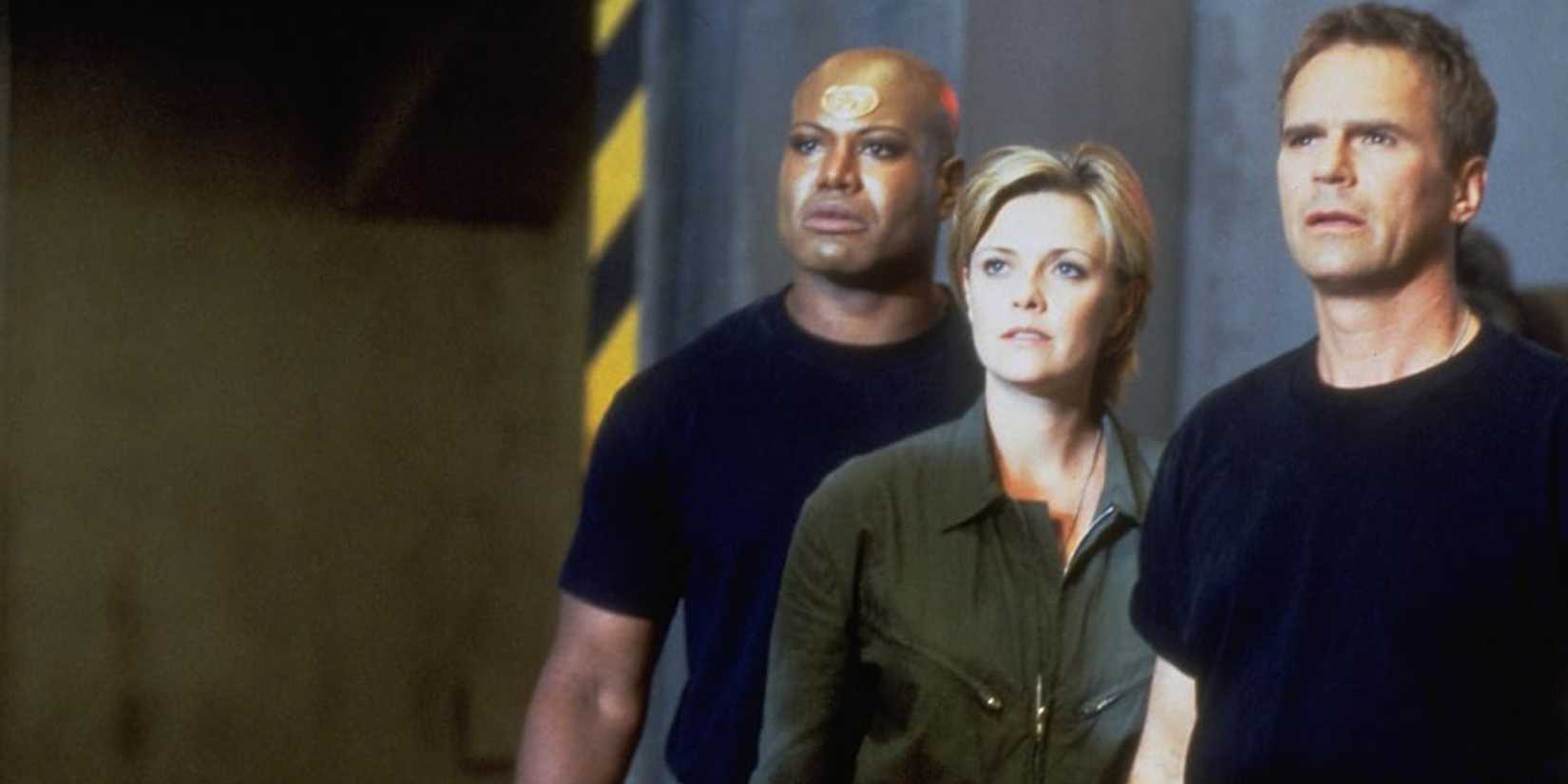 O'Neill, Carter e Teal'c em Stargate SG1