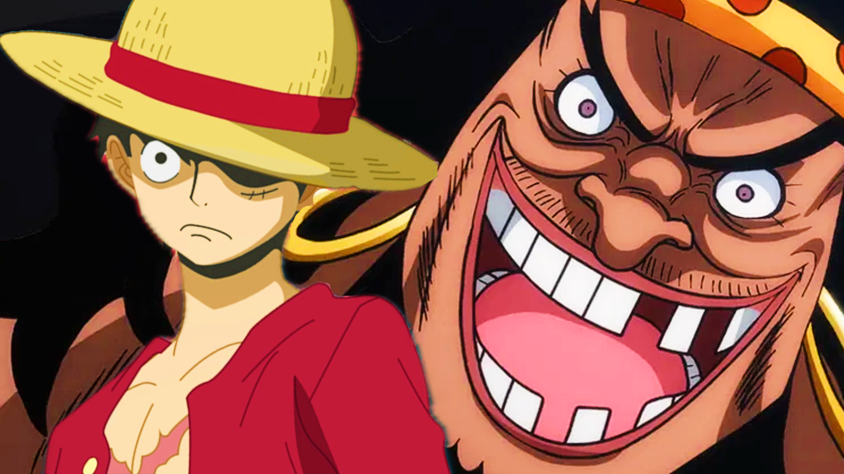 one piece blackbeard luffy anime