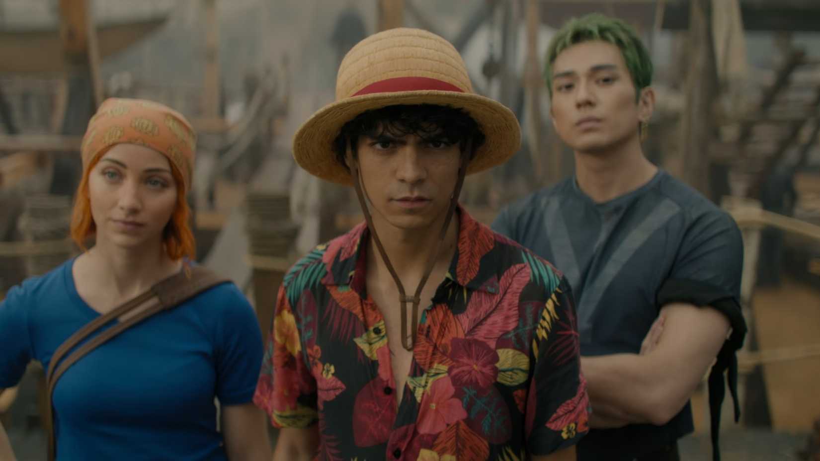 One Piece season 1 episode 4 Luffy seeing Usopp getting kissed by Kaya