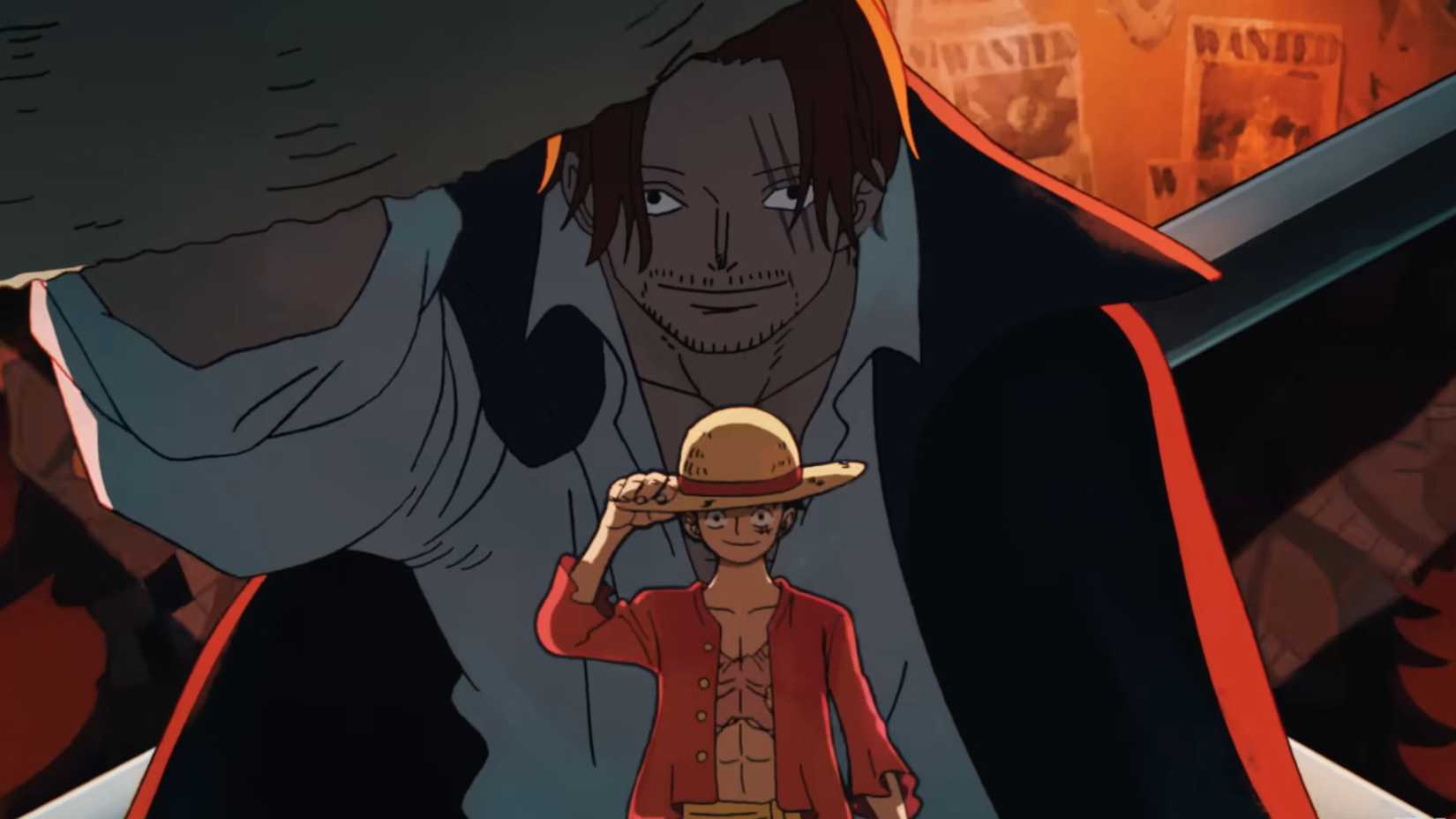 Shanks One Piece avec Luffy
