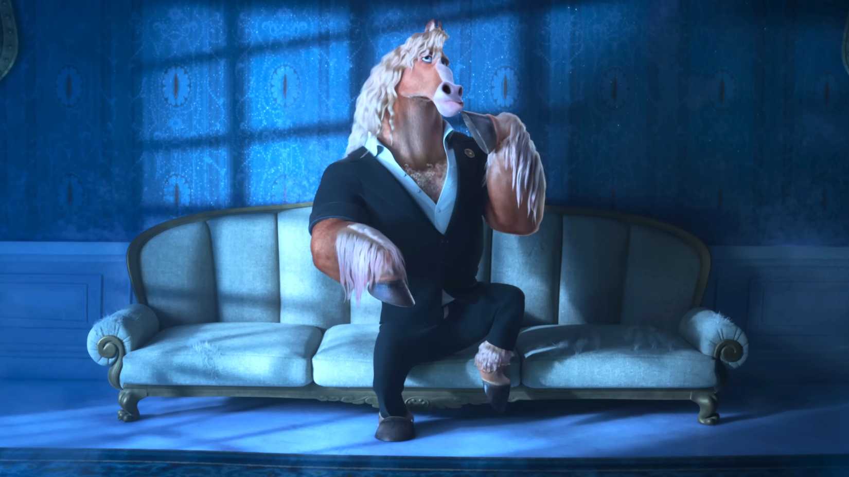 Prefeito Winddancer em Zootopia 2 pensando