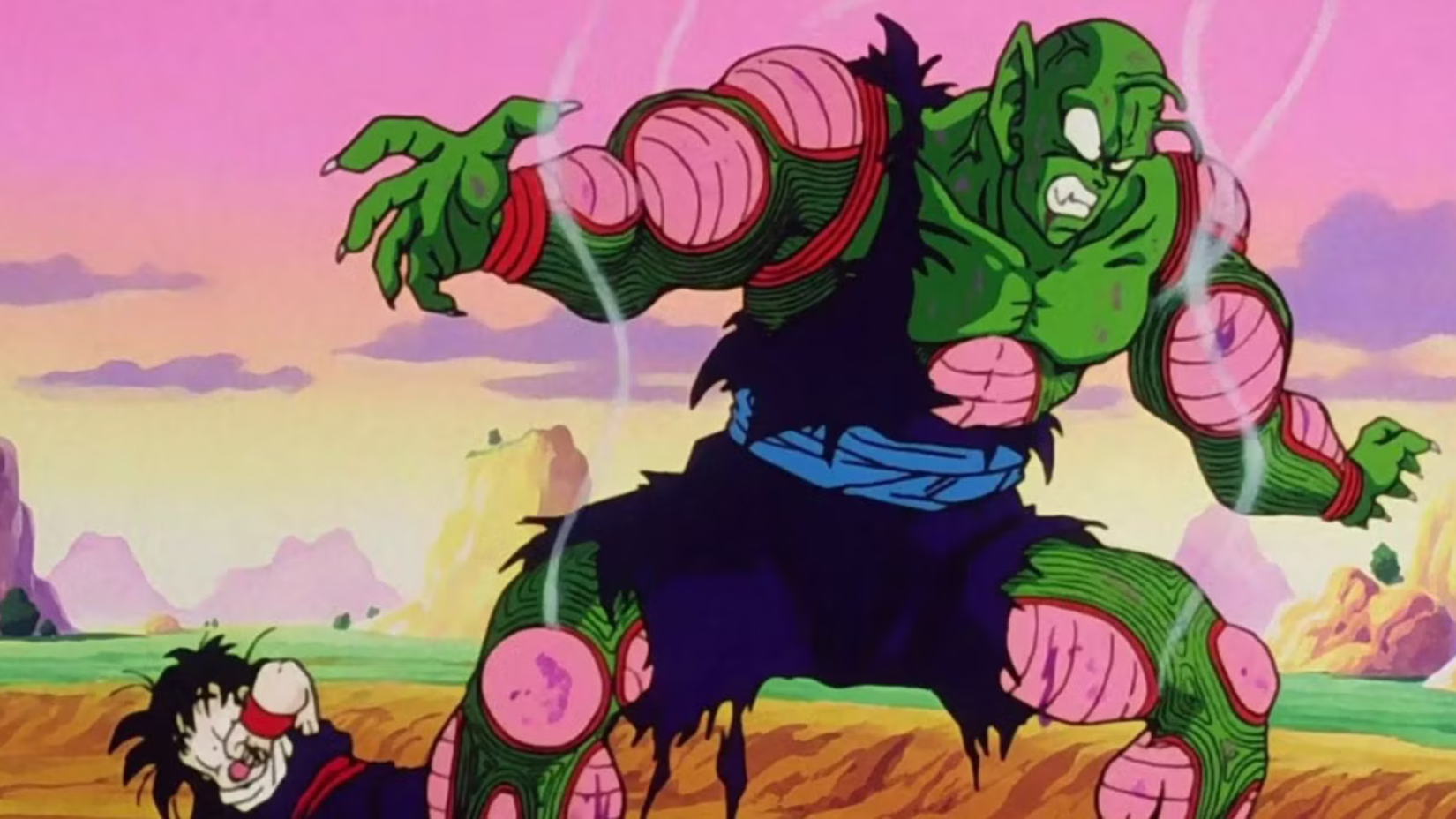 Piccolo Protecting Gohan
