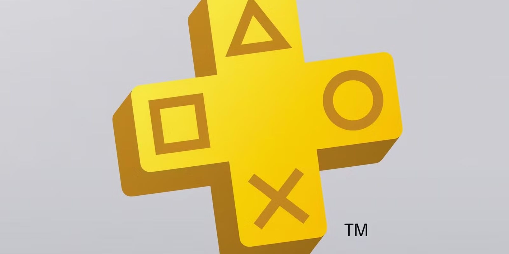 The yellow PlayStation Plus logo.