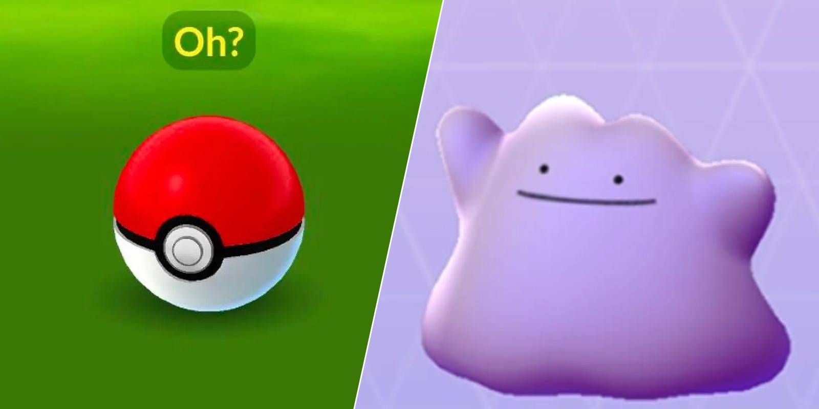 Ditto masquerading in Pokémon GO