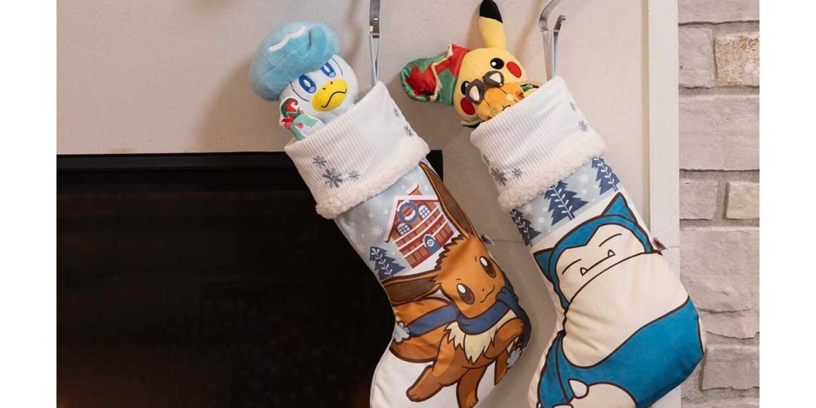 Pokemon Stocking Bundle Eevee and Snorlax