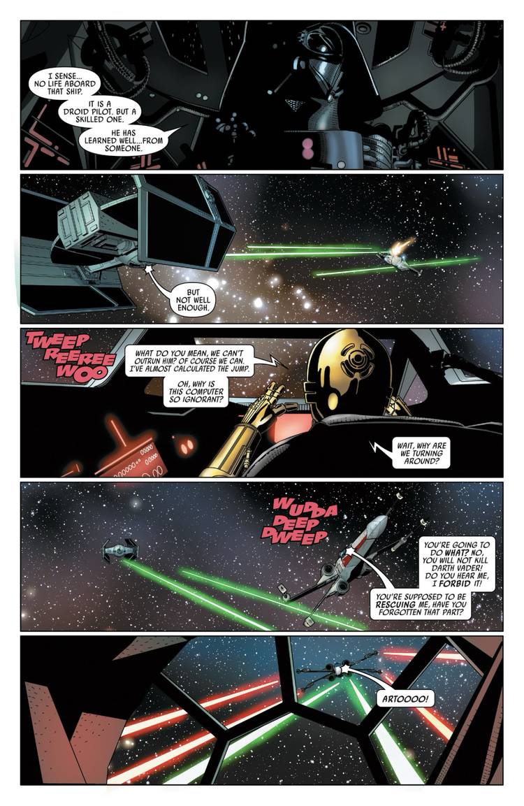 R2-D2 Tries To Kill Darth Vader in Star Wars #36 (2015)