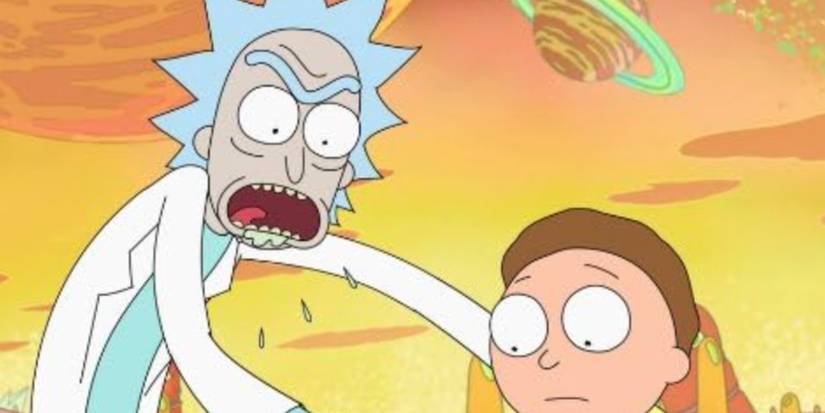 Rick Sanchez e Morty Smith em Rick and Morty