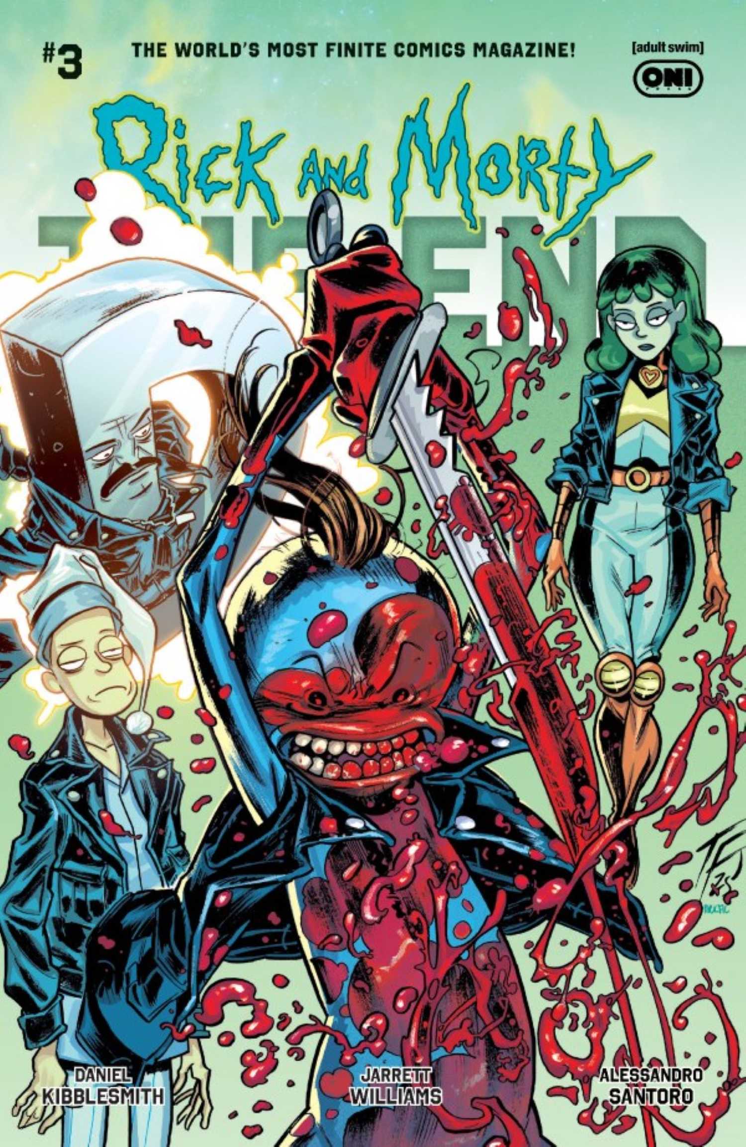Rick and Morty the End #3 variant cover 3