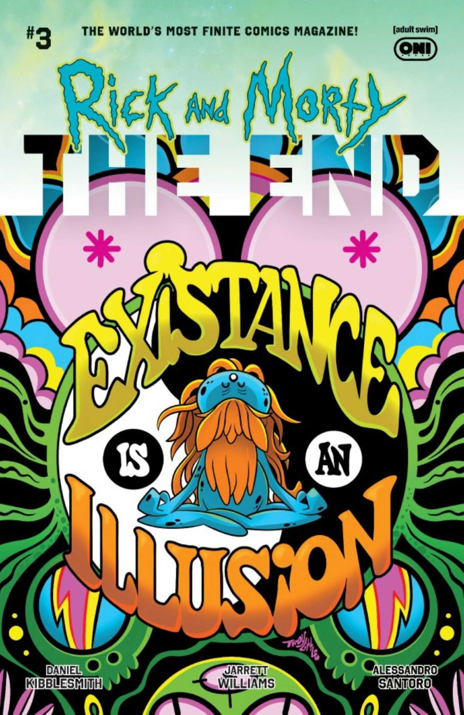 Rick and Morty the End #3 variant cover