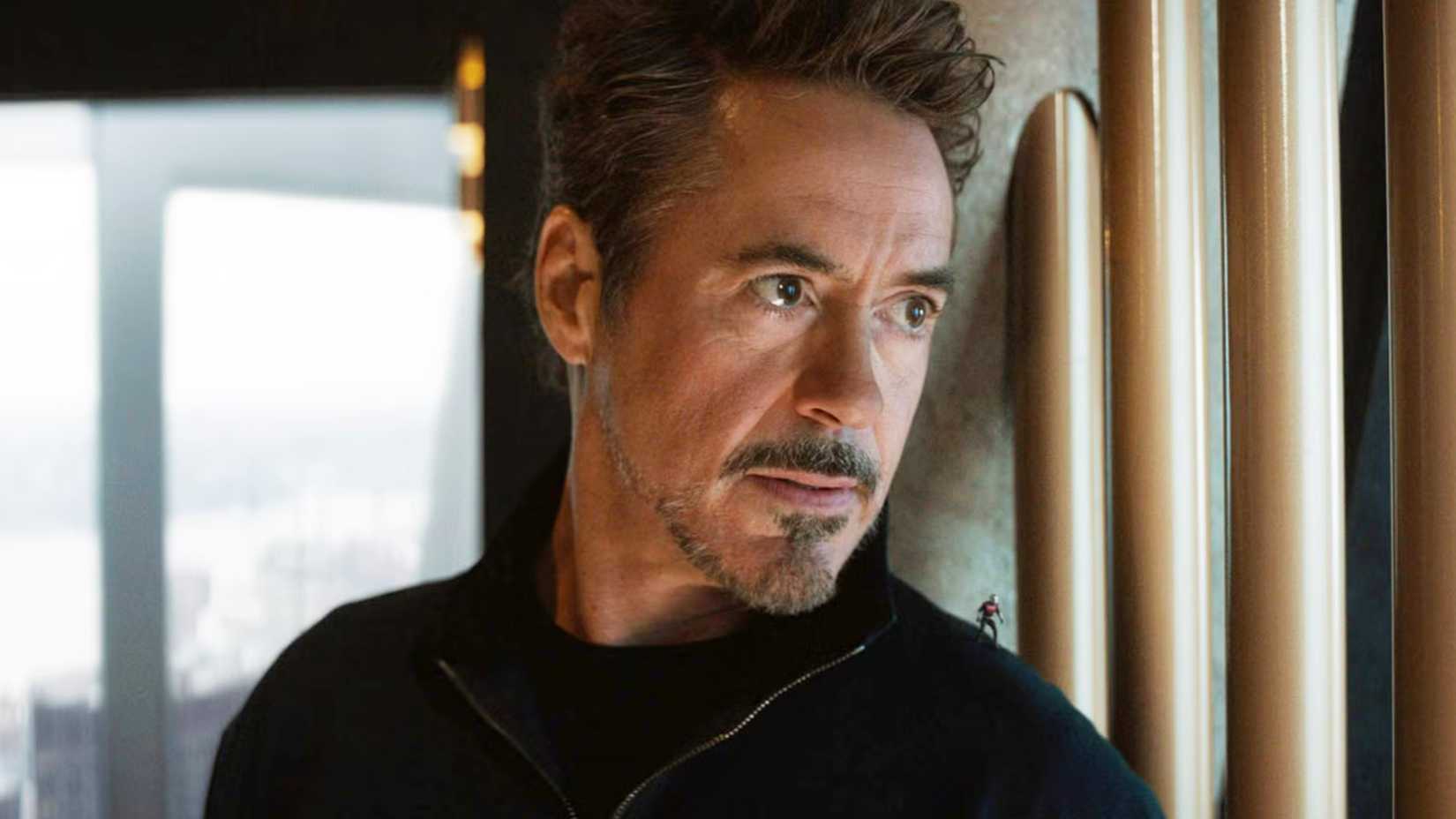 Robert Downey Jr. como Tony Stark em Vingadores: Ultimato