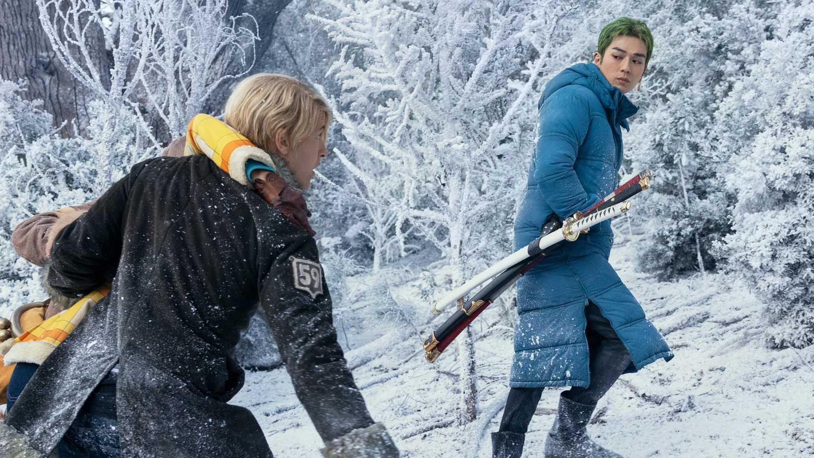 Sanji and Zoro in One Piece season 2