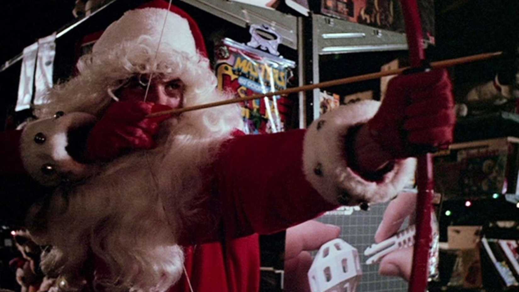 Papai Noel com arco e flecha em Silent Night, Deadly Night