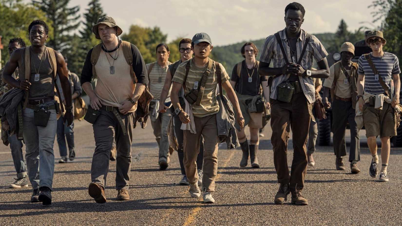 The cast of The Long Walk