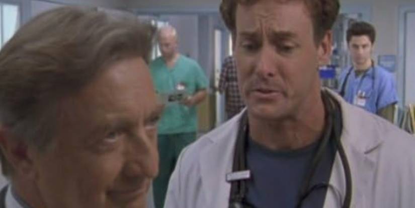 Kelso e Cox conversano in Scrubs