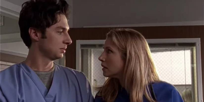 J.D. ed Elliot in Scrubs episodio My Two Dads