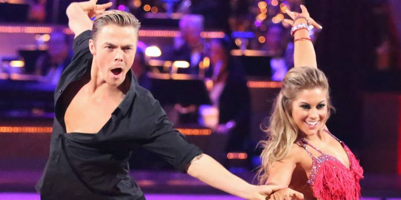 Shawn Johnson with Derek Hough on Dancing With The Stars.