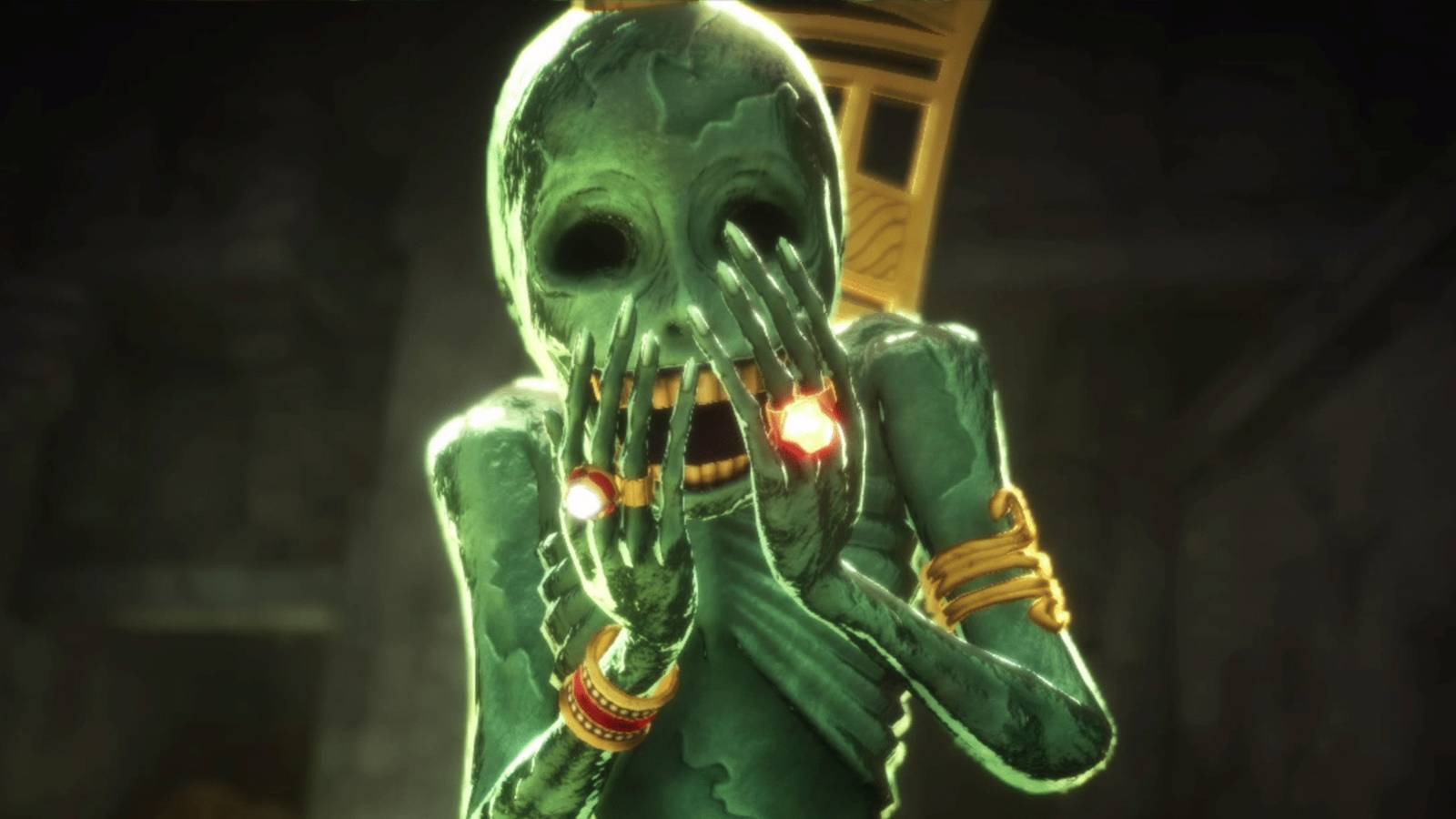 Shim Megami Tensei 5 screenshot of green monster