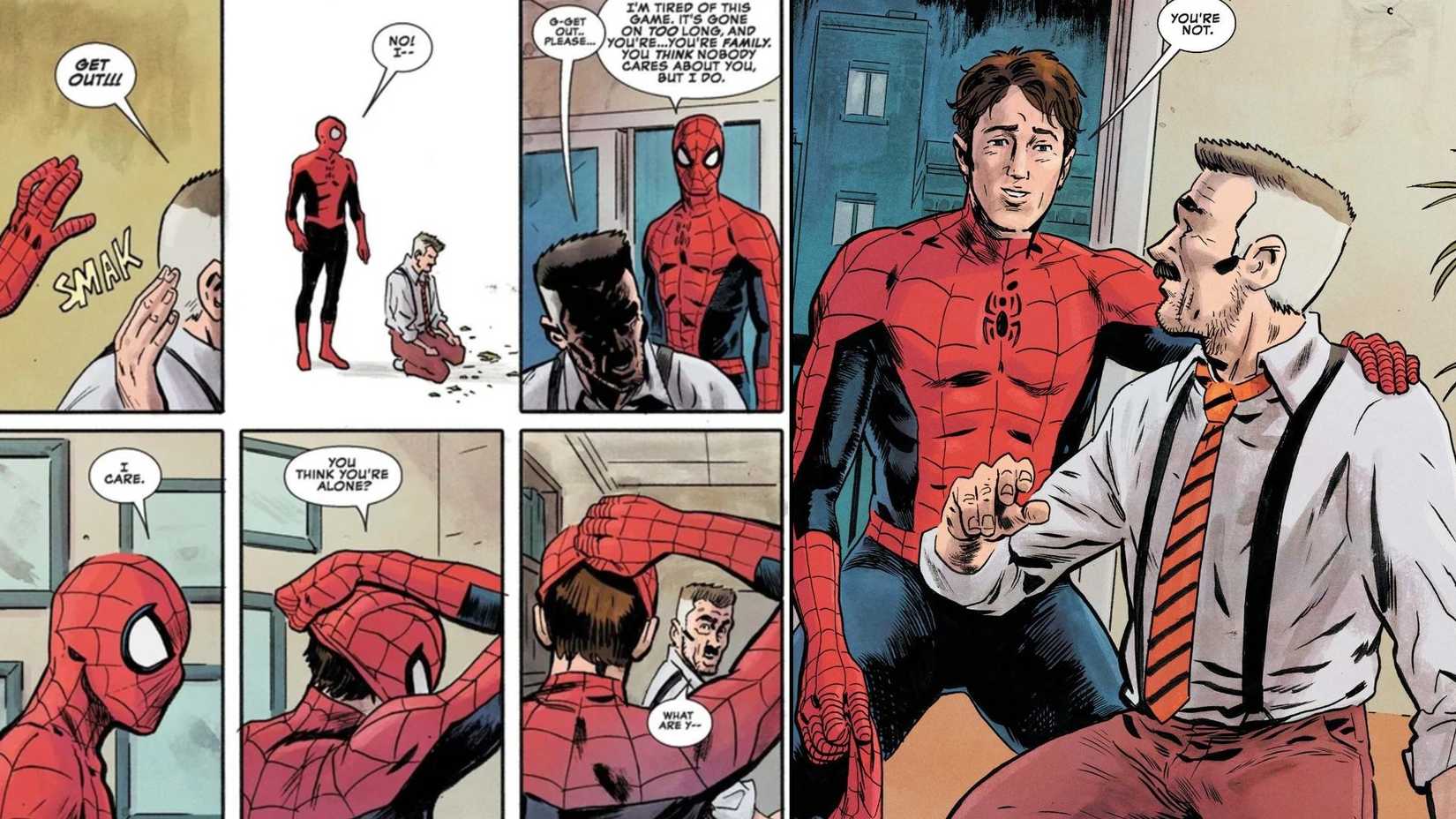 spider-man helps j jonah jameson