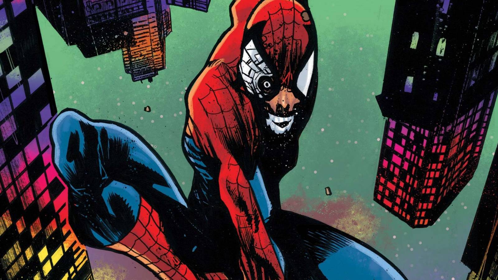 spider-man looking freaky