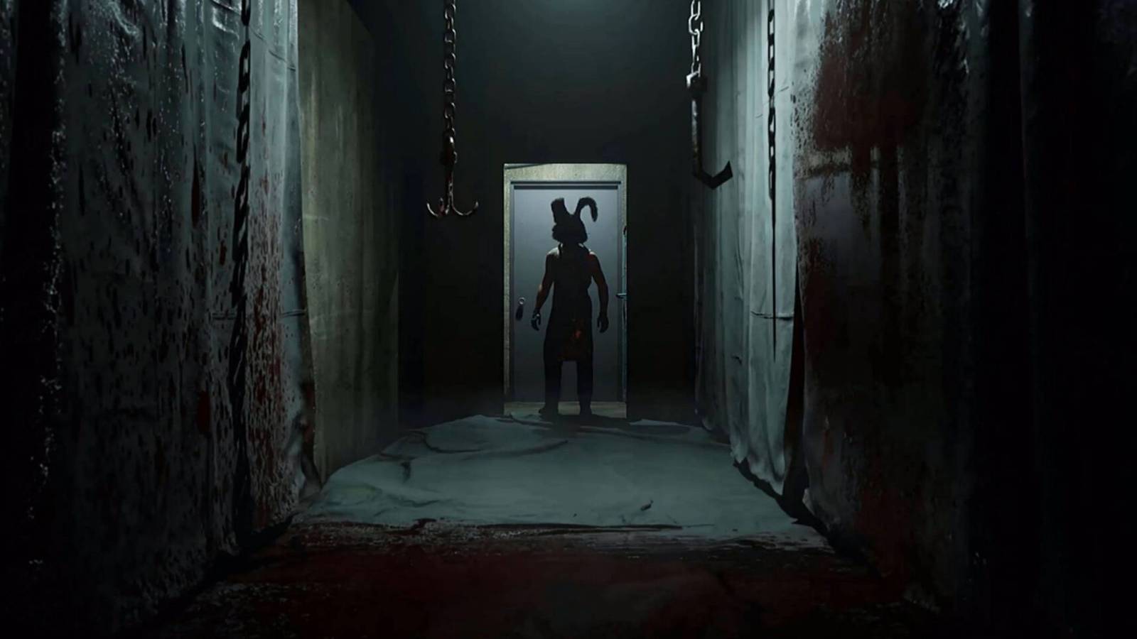 BrokenLore: Dark Dawn rabbit at the end of a hall