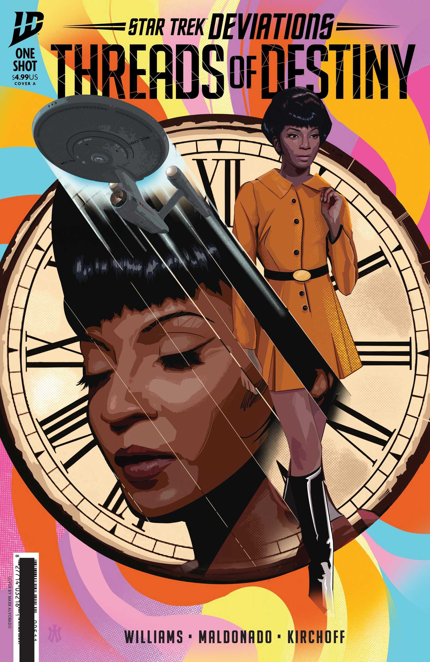 Copertina del fumetto 'Star Trek Deviations: Threads of Destiny #1'