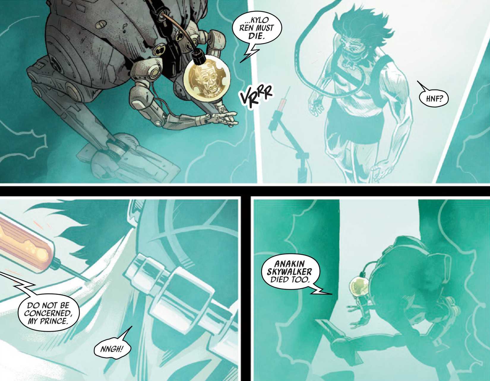 Star Wars Kylo Ren Killed by Vanee in Legacy of Vader Comic