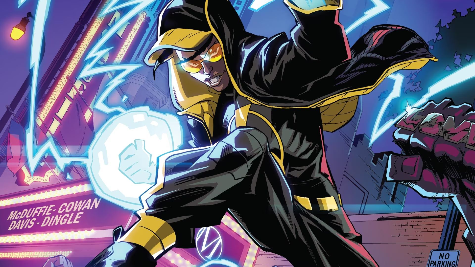 Static Shock preparing and electric punch