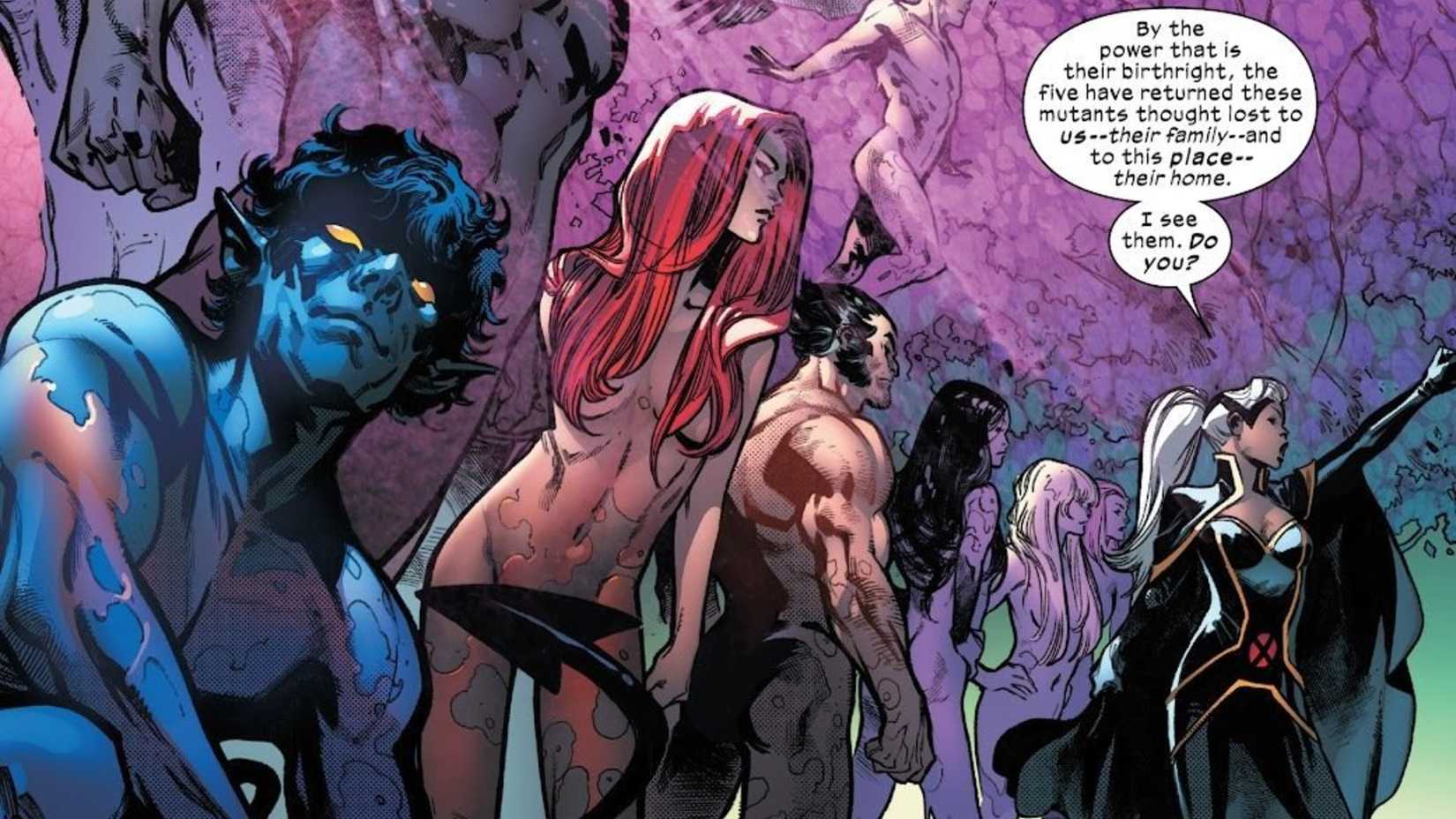 Storm announces the resurrection of the X-Men in House of X #4
