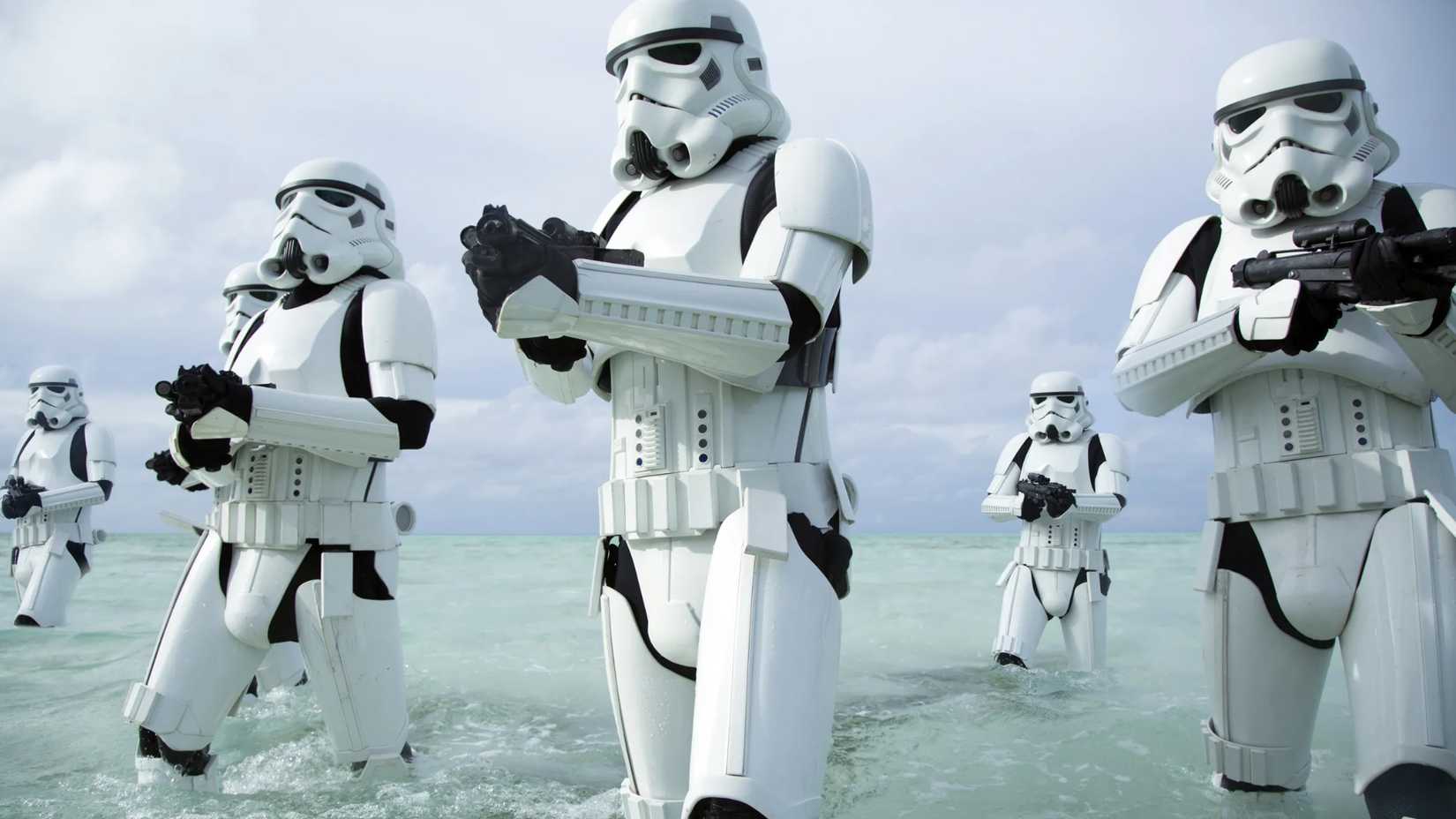 Stormtrooper Walking in Water Rogue One Featured Image