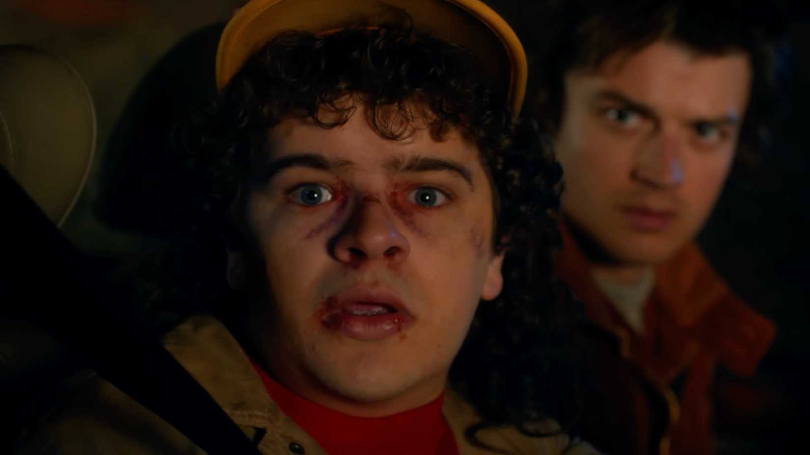 Gaten Matarazzo preocupado como Dustin na 5ª temporada de Stranger Things