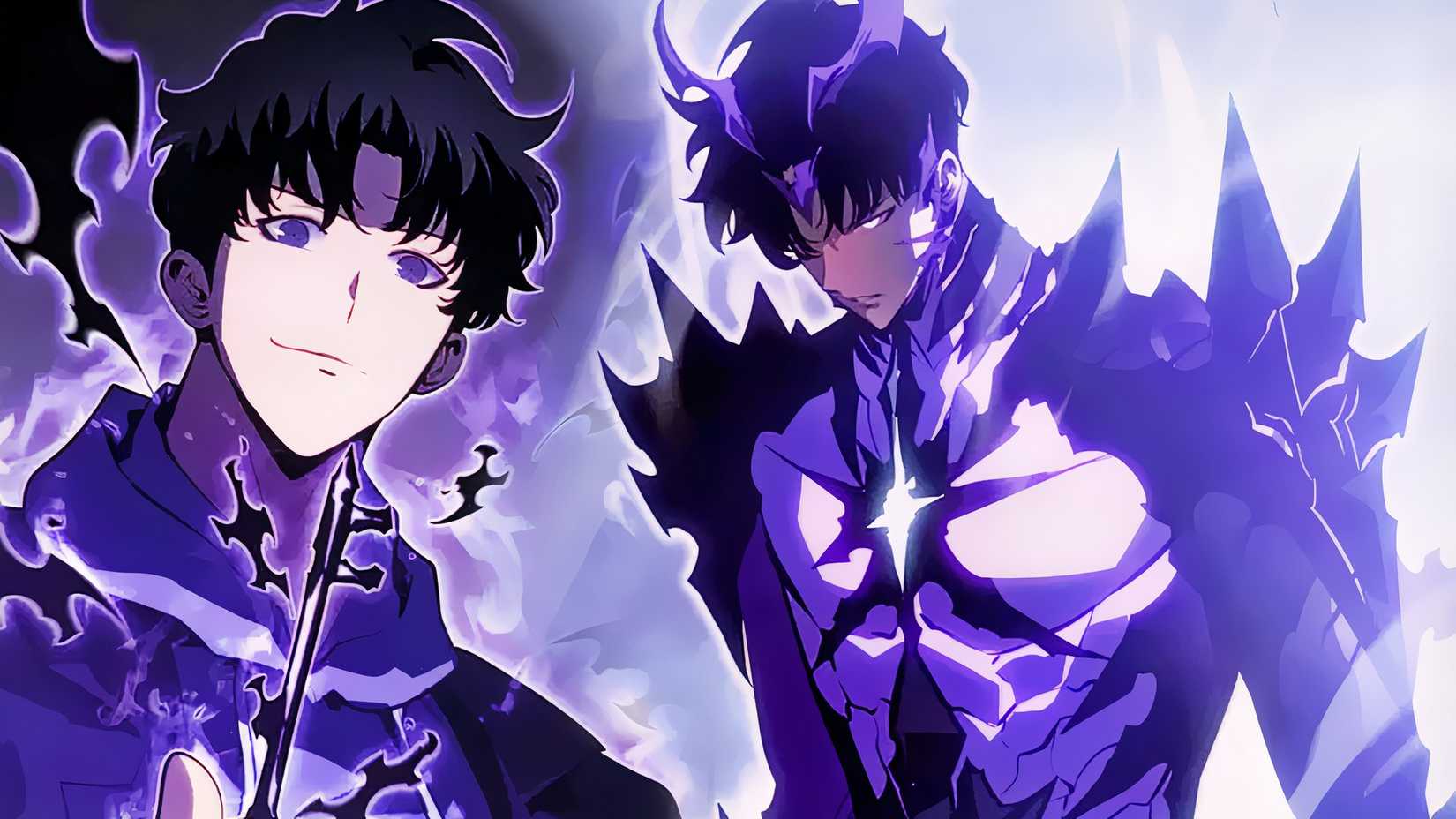 Sung Suho from Solo Leveling Ragnarok wearing shadow items